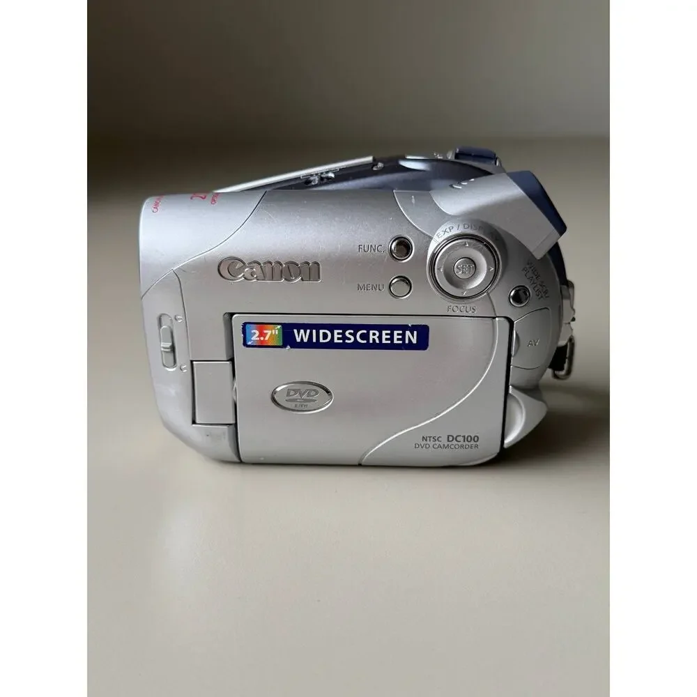 Canon DC100 Handheld DVD RW Camcorder Handycam Video Camera y2k 2000s WORKS KIT